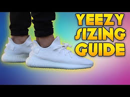 Yeezy Boost 350 V2 Sizing Guide Youtube