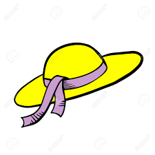 Hat straw hat cowboy hat sun hat our lady of aparecida lady in the tutti frutti hat lady with a hat lady with hat lady hat cliparts. Vector Doodle Woman Yellow Hat Royalty Free Cliparts Vectors And Stock Illustration Image 122053874