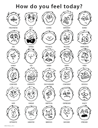 Image Result For Printable Feelings Chart Feelings Chart