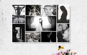 Floral patterns, lilies, tulips, roses. Photo Collage Wall Photo Collage Online Canvas Factory