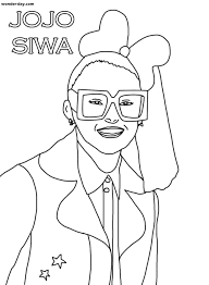 Free printable worksheets for kids. Coloring Pages Jojo Siwa Download And Print For Free