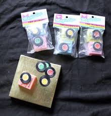 Mini Vinyl Records For Cupcake Decorations Cake Decor