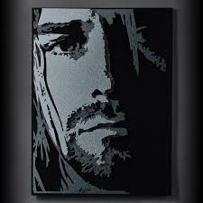 Kurt Cobain Nirvana 3d Metal Pop Art Black By Alanderrickartist 199 00 3d Pop Art Pop Art Art
