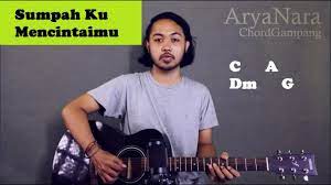 Chord Gampang Sumpah Ku Mencintaimu Seventeen By Arya Nara Tutorial Gitar Untuk Pemula Youtube