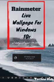 Rainmeter Live Wallpaper For Windows 10 In 2021 Live Wallpapers Free Live Wallpapers Windows 10