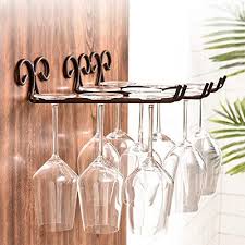 Wine Glass Racks 2pcs Single Row Stainless Steel Wall Mounted Wine Glass Rack Hanger Bar Home Cup Glass Holder By Hmane Steel Buy Online In Burundi At Burundi Desertcart Com Productid 42220450 Product titlemetal wall mounted wine rack and glass holder, decor.