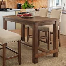 This 5 piece counter height table set includes one counter height rectangular table size 30 in x48 in and 4 matching counter height chairs with faux leather seat finished in black. Overstock Com Online Shopping Bedding Furniture Electronics Jewelry Clothing More In 2020 Small Dining Table Set Rectangle Kitchen Table Counter Height Table