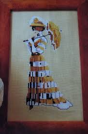 Angel of freedom cross stitch pattern. Victorian Lady 1900 Historical Costume Cross Stitch Charts Patterns