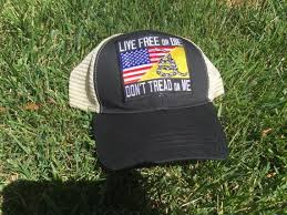 LIVE FREE OR DIE DON'T TREAD ON ME GADSDEN FLAG MESH HAT SNAPBACK ...