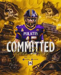 PIRATES NEWS: Three-star quarterback James Perrone of Fort Lauderdale,  Fla., posted on X that he has decided to commit to ECU. “I'm home!!  🏴‍☠️💛💜 @ECUPiratesFB @HTC247 @Coach_B_Harrell @JordanDavisECU.” He's the  first of