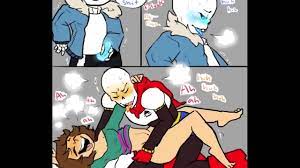 Sans Catches Papyrus & Frisk 