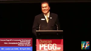 Supporting local restaurants and businesses. 2021 04 30 Acknowledgement Premier Of Qld Duncan Pegg Mp S Community Thank You Farewell Youtube