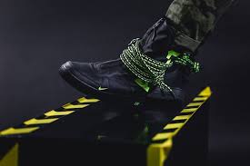 Black Air Force 1 High On Feet Nike Sf Air Force 1 Hi Boot Slime Winter Sneakers Sneaker Stores Nike Airforce 1