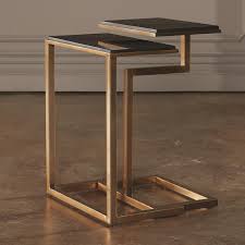 Set Of 2 C Nesting Tables Brass Nesting Tables Table Vases Table