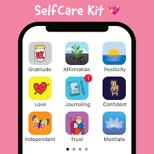 Build 8 Positive Mindsets In This Journal App Journal App Organization Apps Self Care Activities