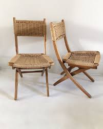 1960s Yugoslavian Folding Rope Chairs Pair Rope Chair Chair Vintage Furniture Design