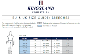 kingsland ken e tec knee grip breeches junior boys