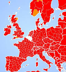 Mon voyage est annulé par l'organisateur, je souhaite annuler mon contrat d'assurance et obtenir son remboursement : Coronavirus Avis De Voyages Une Carte Europeenne Presque Entierement Rouge