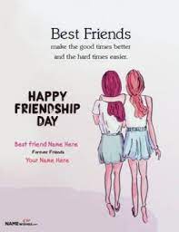 A good friendship quote that resonates with both you and your friend or true friends quotes that explore all the ways you support each other might be also, did you know that national best friends day occurs every year on june 8th? Friendship Day Quotes Best Friendship Photos With Names