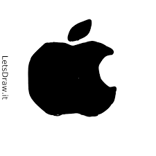 How to draw apple logo. How To Draw Apple Logo Learn To Draw From Other Letsdrawit Players