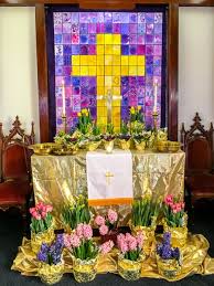 The christ church altar guild appreciates donations to support decorating the church for our easter services. Easter Altar Richmond Congregational Church