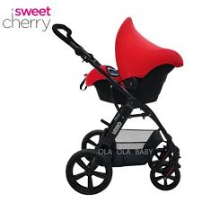 Reversible handle (facing baby), suitable for newborn (170 degrees recline) up to… Sweet Cherry Gl500 Vetro Travel System Ola Ola Baby