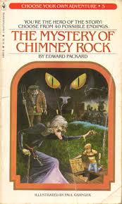 The choose your own adventure book series was one of my favorites as a young reader. The Mystery Of Chimney Rock By Edward Packard