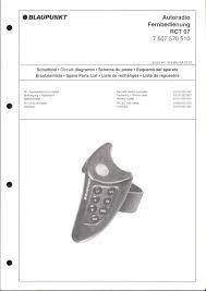 Blaupunkt Service Manual für RCT 07 Copy | eBay