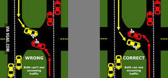 When you are making a left turn at a traffic light, you will likely be turning across t. Daily Frustration This Is How You Make A Left Turn On A Divided Roadway Yes Even When Making A U Turn 9gag