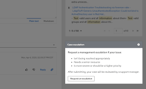 Support Case Escalation Red Hat Customer Portal