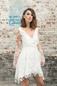 How can you tell if it is the perfect dress for the. The Best Short And Tea Length Wedding Dresses For 2020 Knee Length Wedding Dress Long Sleeve Short Wedding Dress Short Wedding Dress