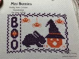 Mini bunny cross stitch patterns. Faithfully Stitching My Sunday Stitchy Update 10 13 19