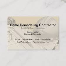 Construction And Remodeling Contractor Business Card Zazzle Com Remodeling Contractors Construction Business Cards Remodeling Business