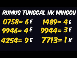 Prediksi Hk Malam Ini 4 Oktober 2020 Rumus Tunggal Hongkong Hari Minggu Youtube Minggu Malam Permainan Angka