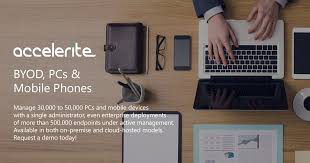 Manage Your Corporate Pcs Laptops Mobile Phones And Byod Devices With Accelerite 39 S Unified Endpoint And Mobility Manag Phone Management Mobile Phone Byod