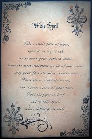Wish Spell Book Of Shadows Spells Witchcraft Wish Spell