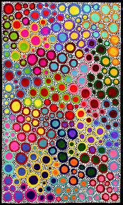 Aboriginal Artwork By Sally Clark Sold Through Coolabah Art On Ebay Cataogue Id 17167 Colorful Art Art Aboriginal Dot Art