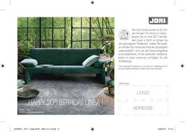 Original jori designer sofa leder dunkelblau. Jori Feiert Den 20 Geburtstag Seines Sofas Linea Mit Einer Sonderaktion Das Nachhaltigkeitsblog Der Mobelmacher
