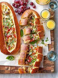 Egg And Sausage Bread Bakes Recipe Sausage Bread Easter Brunch Food Brunch Recipes