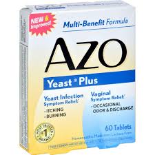 Azo Yeast Plus 60 Tablets Yeast Infection Yeast Infection Relief Yeast Infection Symptoms
