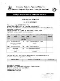 2 pentru firme şi pfa. Autoriz Nr 32 Sc Ddd Serv Srl Statie De Sortare Si Betoane