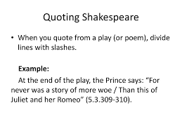 Why, it must be requited. Quoting And Citing Shakespeare Ppt Download