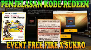 Redeem code atau kode redeem adalah sebuah kode yang berisikan 12 gabungan angka dan huruf, yang bisa ditukarkan menjadi sebuah item dalam dibawah ini adalah kode redeem free fire (ff) yang kamu bisa tukarkan untuk tanggal 1 september 2020! Sukro Ff Garena 5 Cara Redeem Kode Sukro Free Fire Terbaru