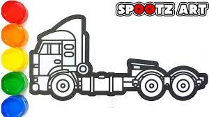 Kumpulan mewarnai sketsa gambar truk scania by. Cara Menggambar Dan Mewarnai Mobil Truk Mewarnai Gambar Untuk Anak Youtube