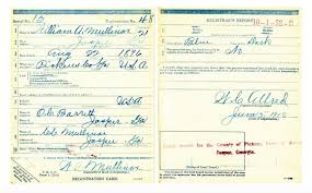 Class Selective Service Records Wwi Draft Cards All Males Born Between September 1872 And September 1 Family History Genealogy Records Genealogy Resources