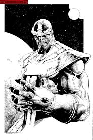 Black And White Comic Book Art Thanos Comic Books Art Comic Art Marvel Artwork