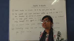 10 Lines On Health Is Wealth Kids Essay Youtube