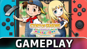 Friends of mineral town was first released on the gameboy advance in 2003 and a new remake has been announced, titled story of seasons: Story Of Seasons Friends Of Mineral Town First 40 Minutes On Switch Youtube