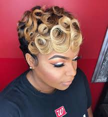Read on to learn how to do pin curls on your hair. 25 Sensational Pin Curls On Black Hair