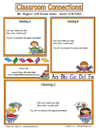 We did not find results for: Custom Classroom Newsletter Printable Sample Home
